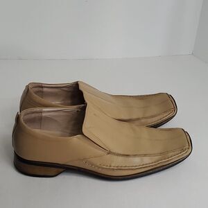 Giorgio Brutini Tan Leather Long Toe Leather Loafers Men's Size 12M